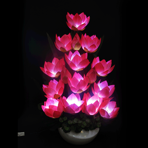 LED16봉 연꽃(핑크)