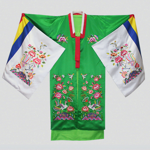 궁중활옷 원삼(초록)