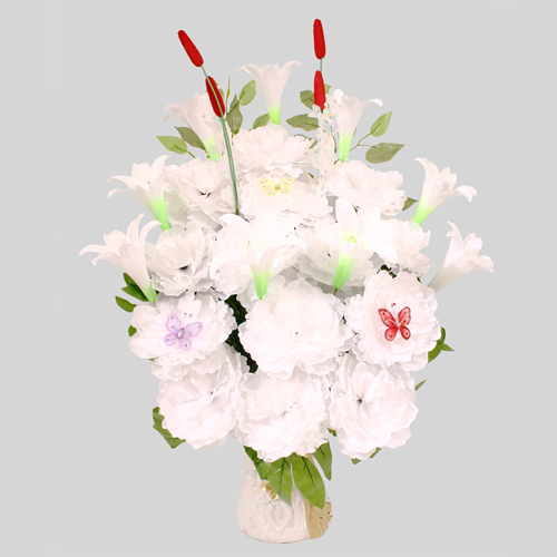 백합 목단꽃 (흰색) 